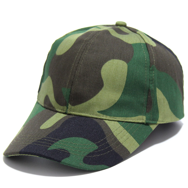 Big Hat (Camouflage No.1)Hat children Sun hat Student tide outdoors adult Baseball cap print logo Camouflage cap diy Embroidered words set