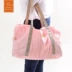 Túi du lịch nữ du lịch túi đeo vai công suất lớn có thể đặt túi xe đẩy túi duffel túi gấp du lịch vali nhựa kéo Vali du lịch