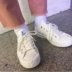 2019 mới in đường phố đánh giày vải Hàn Quốc ulzzang Harajuku giày cổ điển retro - Plimsolls giầy nữ hàng hiệu Plimsolls