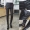 Mùa thu và mùa đông quần da nam pu phiên bản Hàn Quốc của các mô hình tự tu luyện thủy triều chặt chẽ không thấm nước và quần chống thấm dầu quần nam mỏng chân xe máy quần âu nam
