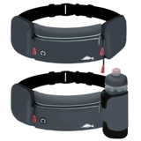 Спортивная дорожная поясная сумка подходит для мужчин и женщин, универсальное снаряжение для спортзала, водонепроницаемый чайник с держателем для бутылки, невидимый ремень