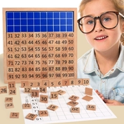 Montessori dạy học hỗ trợ toán học trợ giảng Elm 1-100 bảng kỹ thuật số liên tục cho trẻ em giáo dục sớm đồ chơi kỹ thuật số 3-6 tuổi - Đồ chơi giáo dục sớm / robot