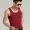 Của nam giới vest cotton Slim fit thể dục thể thao hẹp trở lại cơ sở đàn hồi mùa hè triều bông vest