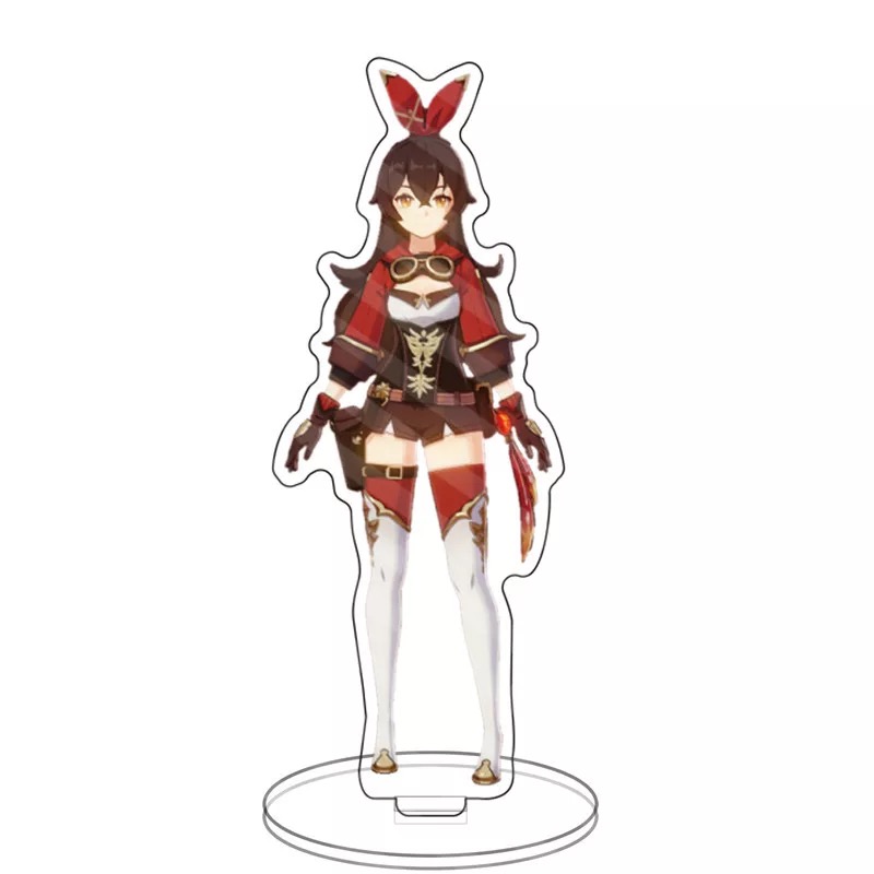 Umbraprimary god periphery Set up a brand Barbara  Granulated sugar smoke Fei mountain elf Set up a brand transparent Human form Acrylic Ornaments Customizable