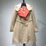 [灵] 2018 mùa sản phẩm mới mất điều trị phá vỡ mã của phụ nữ đặc biệt thương hiệu hit màu lỏng áo gió áo khoác jean nữ