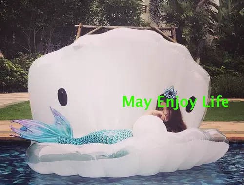 Надувной диван из жемчуга, водный кушон для плавания, реквизит для фотографии