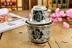 Bộ đồ gốm sứ Jingdezhen được vẽ bằng tay màu sắc phong cách Nhật Bản và nhiệt độ gió hông bình lẩu sứ màu xanh và trắng ấm Rượu vang
