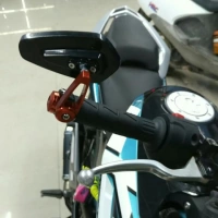Động cơ điện đạp ngược gương xe máy sửa đổi retro quay tay gương chiếu hậu gương gương - Xe máy lại gương gương xoay 360 xe máy