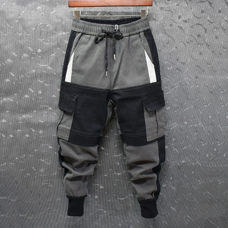 Quần tây nam và quần bó kiểu Hồng Kông phối màu cá tính phù hợp với xu hướng quần âu - Crop Jeans