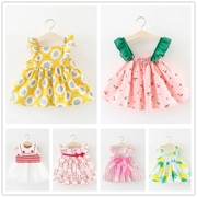 Quần áo trẻ em cô gái nước ngoài ăn mặc mùa hè trẻ em cô bé váy 0-1-3 tuổi nữ bé mùa hè công chúa váy 2