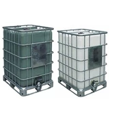 Nhà sản xuất container cung cấp các thùng kiloliter mới làm bằng nhựa PE thực phẩm và ống mạ kẽm. - Thiết bị nước / Bình chứa nước