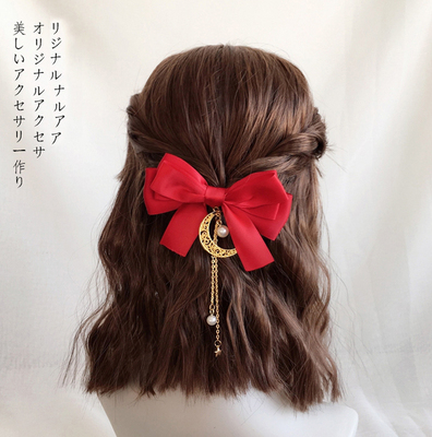 taobao agent Japanese elegant pendant with tassels, hair accessory, Lolita style