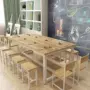 . Kết hợp thép dẻo hộ gia đình hoạt động nhóm đào tạo bàn ghế gỗ màu vàng bàn vuông bàn nâng bàn? - Nội thất giảng dạy tại trường bàn học thông minh cho bé