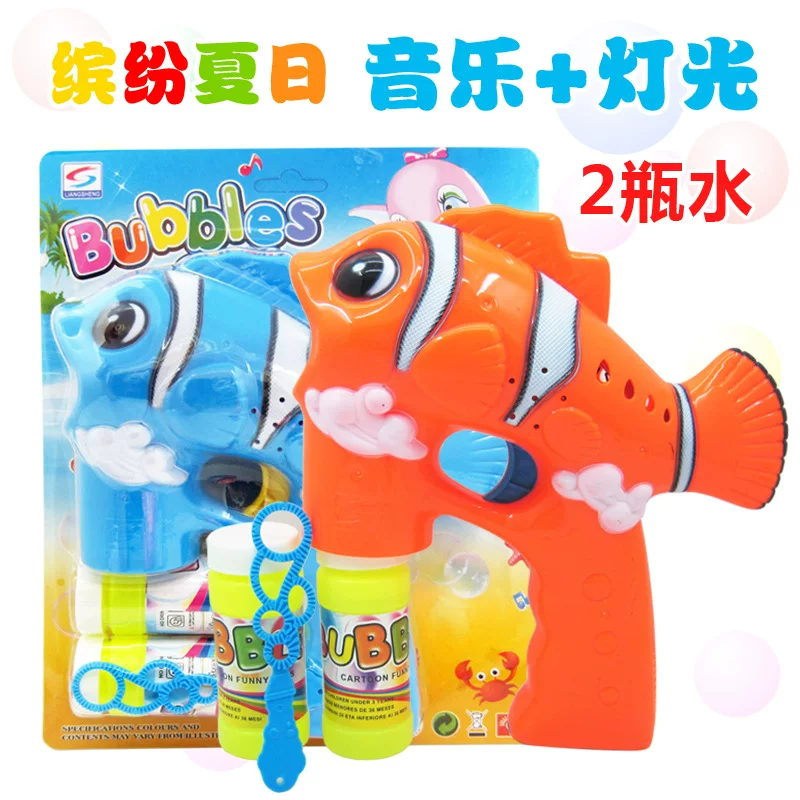 Bubble gun large size electric dolphin bubble gun lighting m
