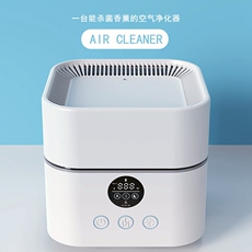 Очиститель воздуха настольного компьютера 桌面负离子空气净化器hepa加湿器香薰机七彩氛围灯室内车载插电款