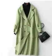 [丹亚菲] Áo khoác cashmere hai mặt mới cho phụ nữ áo rộng tay áo rộng thoải mái áo len thoải mái - Áo len lót đôi