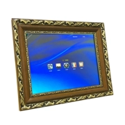 15 inch HD khung gỗ Samsung AA màn hình 1024 * 768 khung ảnh Kỹ Thuật Số album điện tử để gửi 8 GB U đĩa