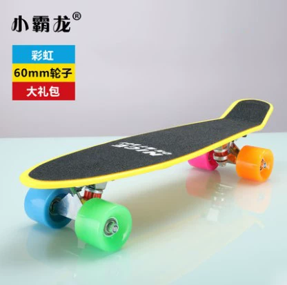 [Мини-девочка Круизер Скейтборд Рыбная доска Самокат SKATE sk8]