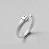 Оригинальное кольцо, серебро 925 пробы, японские и корейские, простой и элегантный дизайн, на указательный палец