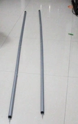 Lều phụ kiện lều cực cột nhôm cực hỗ trợ thanh đôi cực cực tán 2,4 mét dài 3 phần cực tán