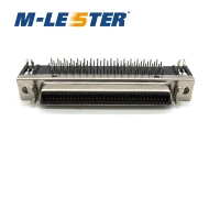 Menglei SCSI 68PIN 90 -Degree Plug -In CN Type 68 -core Bending Mother Seat Seard Sware Board -ty -Type -Type -Type -In -IN