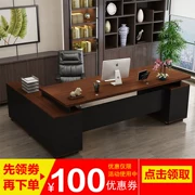 Phong cách công nghiệp bàn ông chủ mới bàn Trung Quốc thời trang bàn chủ tịch đơn giản hiện đại bàn điều hành đơn giản cao cấp - Nội thất văn phòng