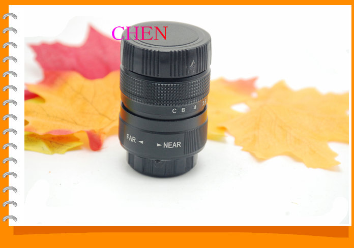 CCTV LENS 25mm F1 4 Movie head silver color with black C-Mount mouth lens Lomo