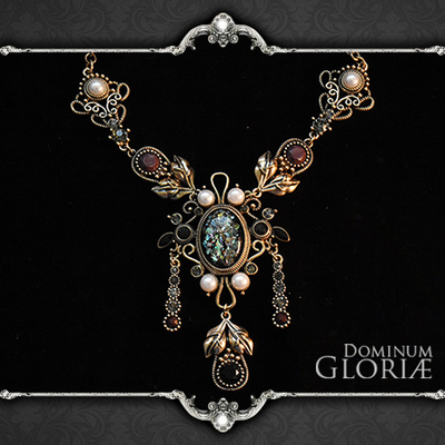 taobao agent Gloria ｜ Xinghui Lily Retro Palace Gothic Vintage Vintage Wind Women's necklace Clasia