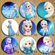 Disney Ice Princess Princess Children Children Badge Badge Trâm cài Quà tặng cho trẻ em Có thể được tùy chỉnh - Trâm cài