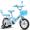 . Xe đẩy trẻ em xe đạp trẻ em xe đạp trẻ em phụ nữ phong cách 2 đến 3-4 đến 5-6-7 tuổi 8 trẻ em - Con lăn trượt patinet / trẻ em