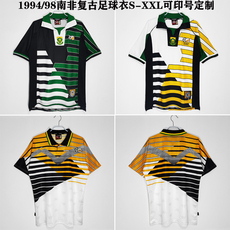 Футбольная форма 1998世界杯94南非复古球衣巴特利特马辛加经典足球服south africa