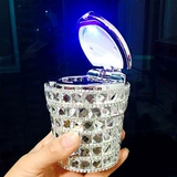 Креативная металлическая модная лампа, пепельница, новая коллекция, инкрустировано бриллиантами