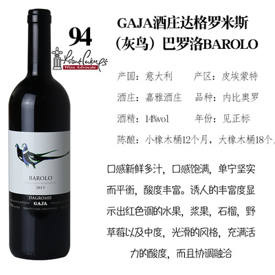 2016年灰鸟-巴罗洛达格罗米斯