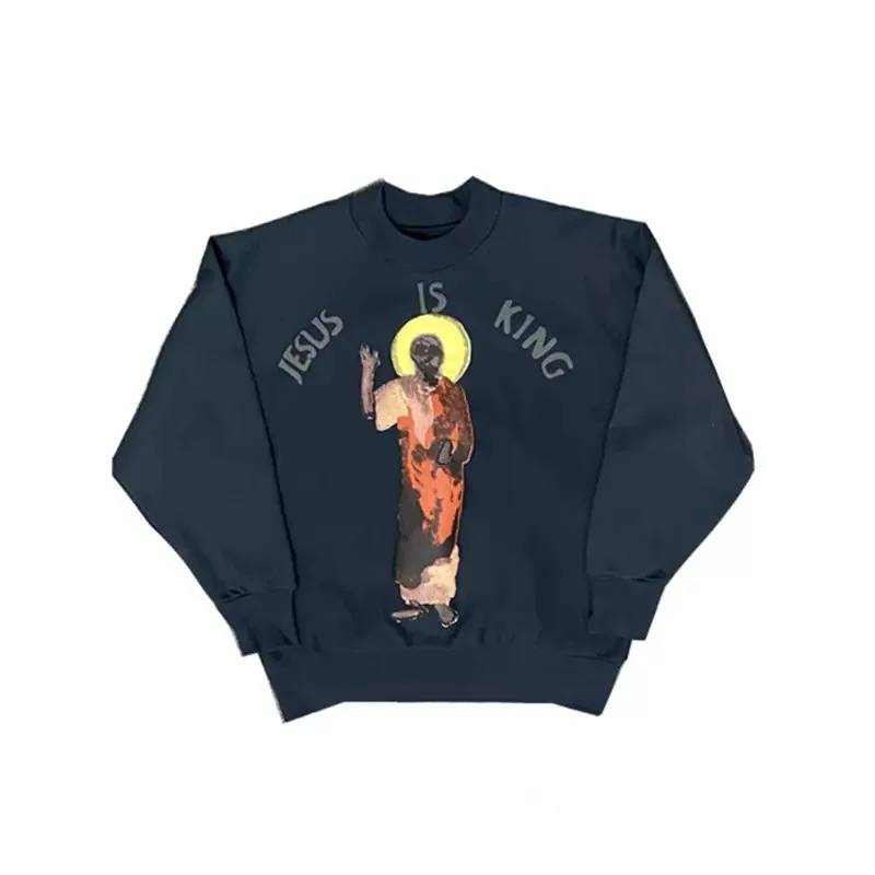 Канье Зап West Jesus is King Лос-Анджелес лимитированное религиозное Jesus is Kings Gajie свитер