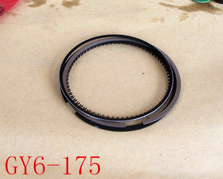 Gy6-175 Single Ringmotorcycle GY60GY100GY6-125150175200 heroic Mount Everest pedal Piston ring Up and down cushion