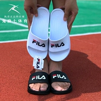 Chính hãng 2018 new fila Fila nam giới và phụ nữ vài dép bãi biển bathhouse thể thao không thấm nước dép chữ dép crocs chính hãng