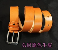 Кожаные универсальные джинсы, штаны, металлический ремень, большой размер, воловья кожа, простой и элегантный дизайн, 3 цветов