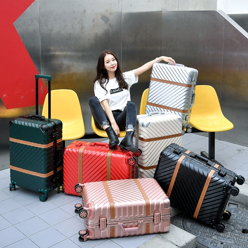 Универсальный чемодан, ретро коробка, 24 дюймов, в корейском стиле