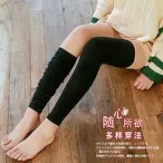 Quần legging, đầu gối nữ, không vớ, chân dài, đầu gối, mặc thời trang, phiên bản Hàn Quốc dễ thương, người lớn ấm áp, dày trong nhà - Vớ mắt cá chân