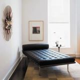 Барселона кровать кожаная обеденный стул Барселона Диван дизайнер модель комнаты простой длинный диван