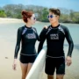 Bộ đồ lặn Hàn Quốc cho nữ áo tắm dài tay chống nắng sứa quần áo chia đôi ống thở phù hợp với cặp đôi phù hợp với quần áo lướt sóng nam 	đồ đi biển đôi nữ