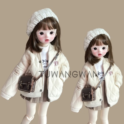 taobao agent Doll, clothing, baseball uniform, down jacket, scale 1:6