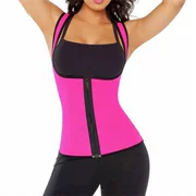 2018 mới dây kéo corset nữ corset Slim body cao su giảm béo đồ lót bụng - Đồ lót thể thao