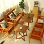 . Đào tạo Beauty Shop Western Restaurant Card Ghế Sofa Vải Ghế Khách sạn Nội thất Bàn sofa đôi Bàn cà phê - FnB Furniture ban ghe ca phe