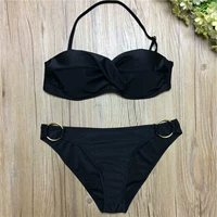 Hồng thời trang ba điểm cặp đôi nữ sinh cơ thể rắn chắc bikini màu mới tụ tập nghỉ lễ chia trắng đồ bơi tay dài nữ