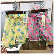 Sáng voan quần 2018 mùa hè mới bé nữ muỗi quần mát mẻ mỏng quần trẻ sơ sinh lỏng lẻo 7 quần