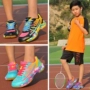 Giày cầu lông trẻ em đích thực cho bé trai và bé gái giày chống trượt chống rung hấp thụ giày thể thao giày sneaker nữ hot trend 2021