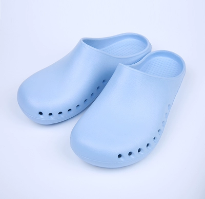 Dép đi trong phòng bệnh của y tá, bác sĩ , nữ điều dưỡng- giày chống trơn trượt ngành y- giày  lỗ mềm bảo vệ chân - dép y tế không quai- dép nhựa 