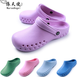 dép đi trong nhà không trượt nữ y tá phòng mổ giày giày lỗ thực nghiệm các bác sĩ phòng cung cấp dép giày dép Baotou khẩn cấp
