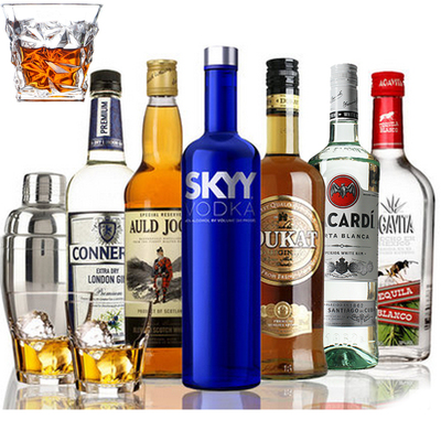 六大基酒调酒洋酒套装明天见鸡尾酒威士忌组合